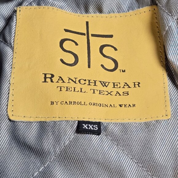 STS Ranchwear Genuine Leather Rifleman Jacket, Men's XXS - Picture 4 of 9